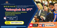 Webinar Selangkah ke IPTA