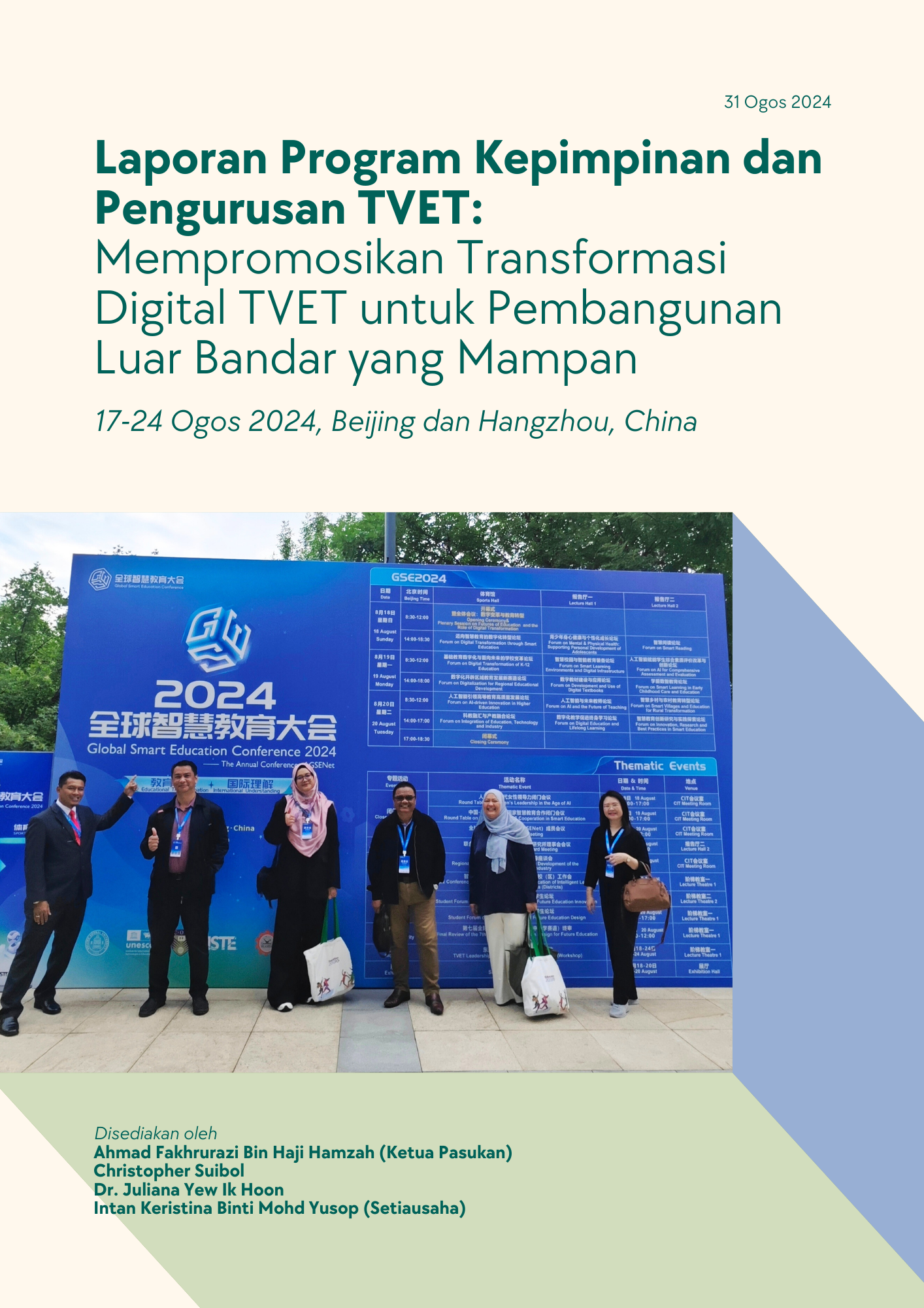 Laporan Program Kepimpinan dan Pengurusan TVET